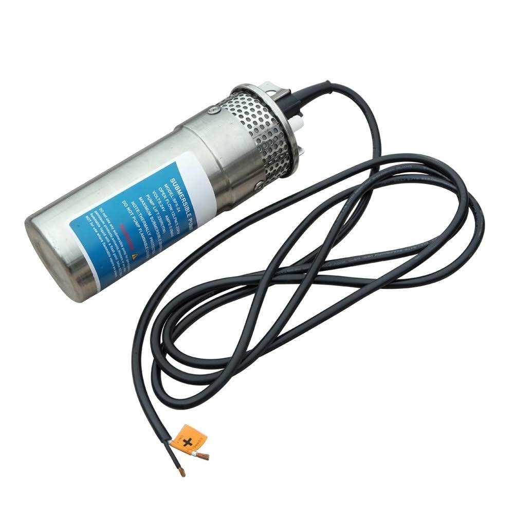 24V Stainless Shell Submersible 3.2GPM Deep Well Water DC Pump F355