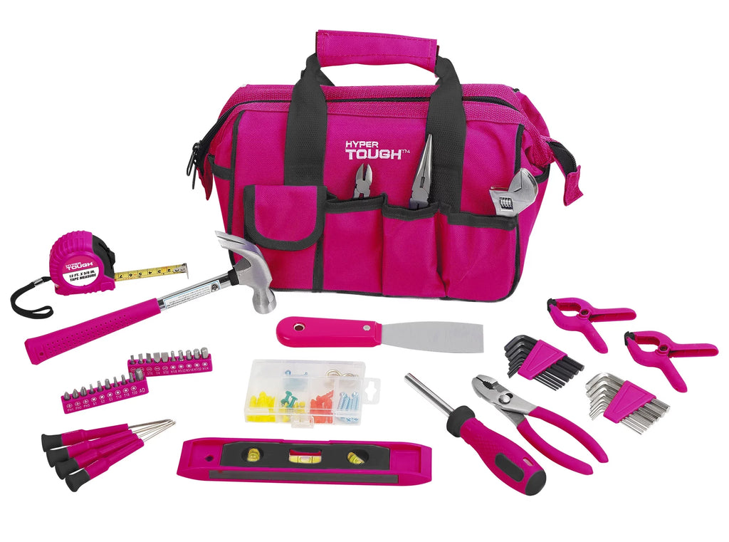 Pink 89-Piece Household Tool Set Q634