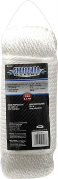 Solid Braid Nylon Multi-Purpose Line, 1/4 in x 100 ft., White B231842