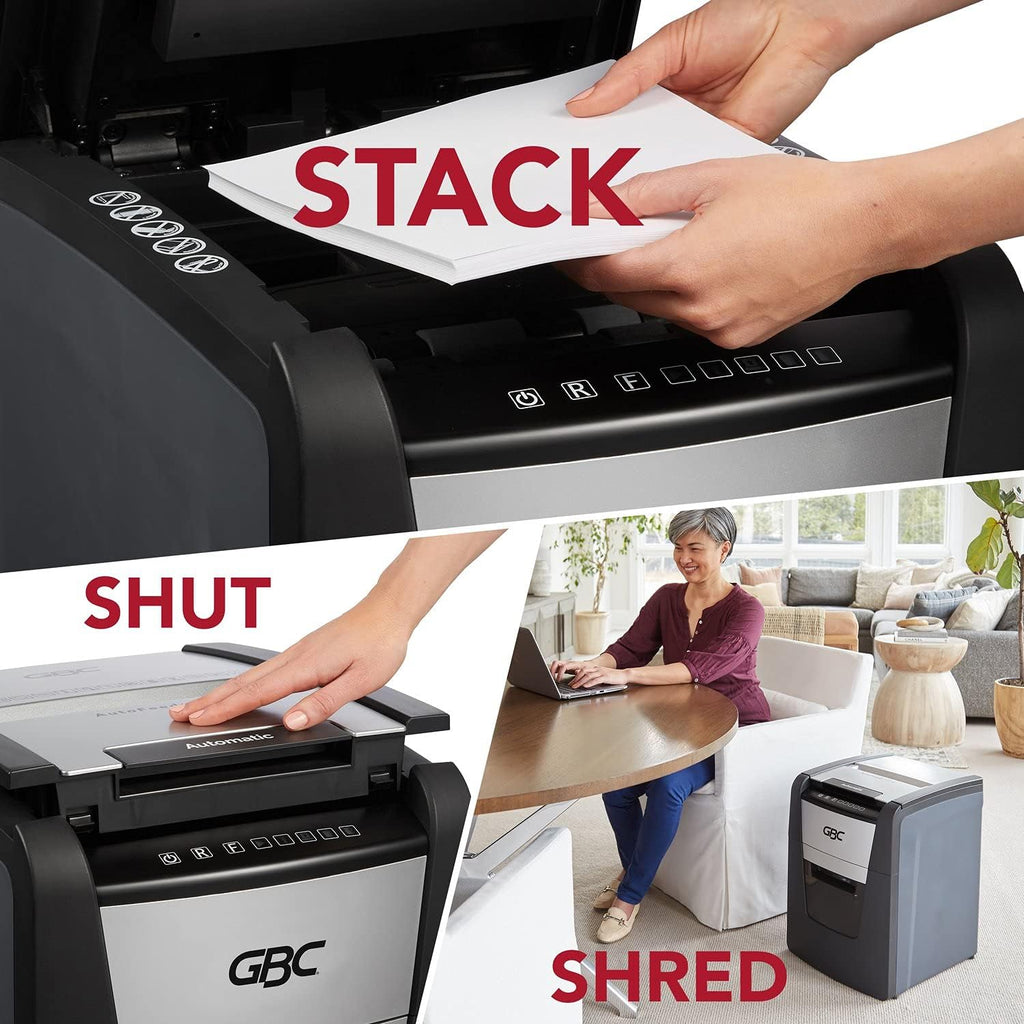 Auto Feed 100 Sheet Super Cross-Cut Paper Shredder H145