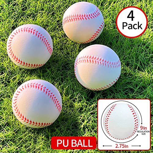 7'x7' Portable Baseball Net Set with Tee, Bat, Balls, Strike Zone, Carrying Bag O971967