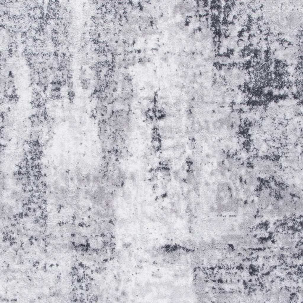 Distressed Marble Area Rug, Grey/Ivory, 5'3" x 7'6" Q85425
