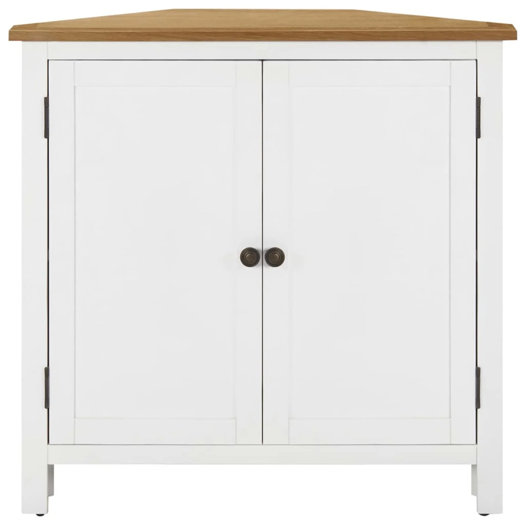 Solid Oak Wood Corner Cabinet L2066