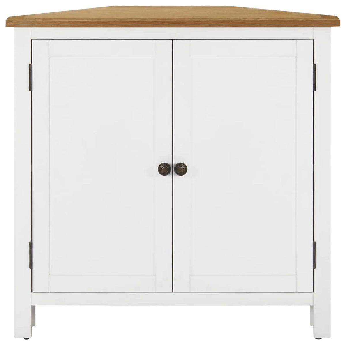 Solid Oak Wood Corner Cabinet L2066