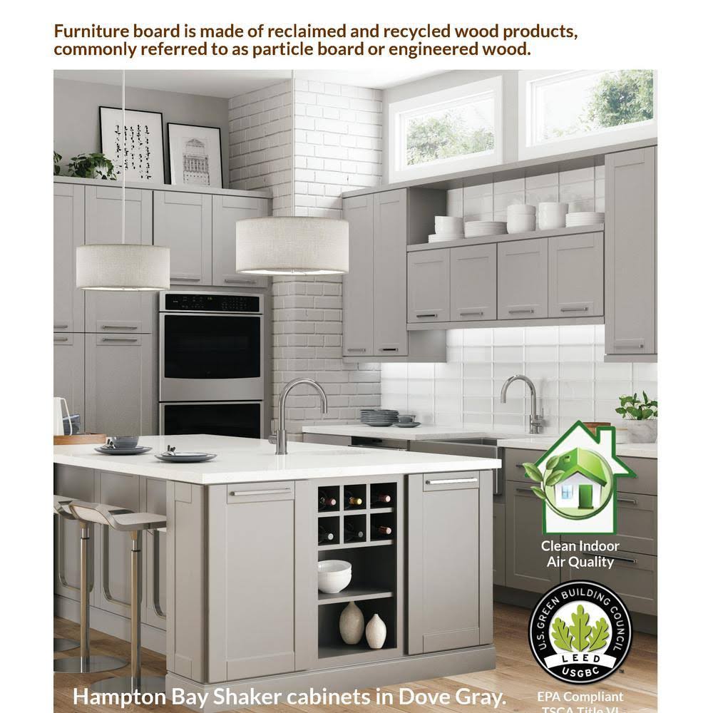White 3-Drawer Base Cabinet U5391