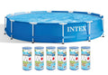 12' x 30 Metal Frame Swimming Pool with Pump & Filters E8699