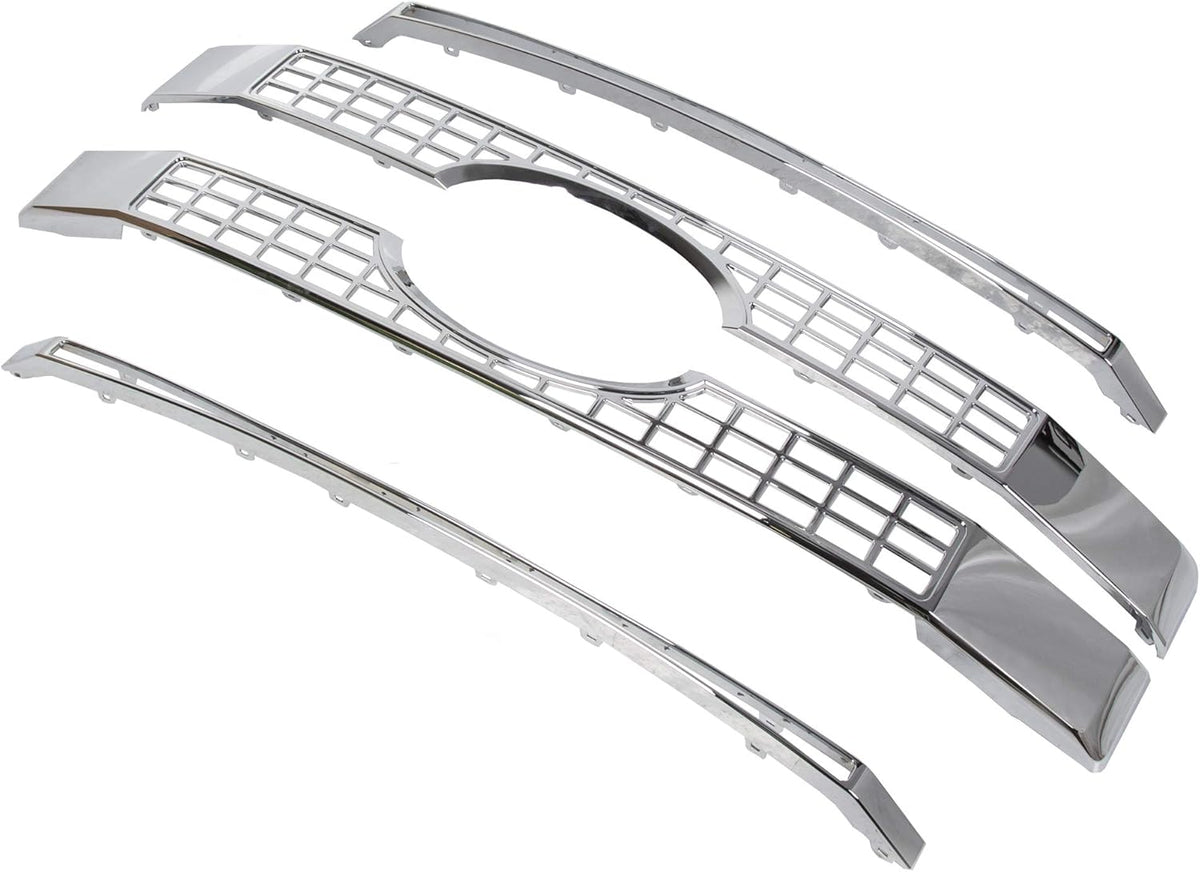 Chrome Front Hood Bumper Grille 4PCS S3539