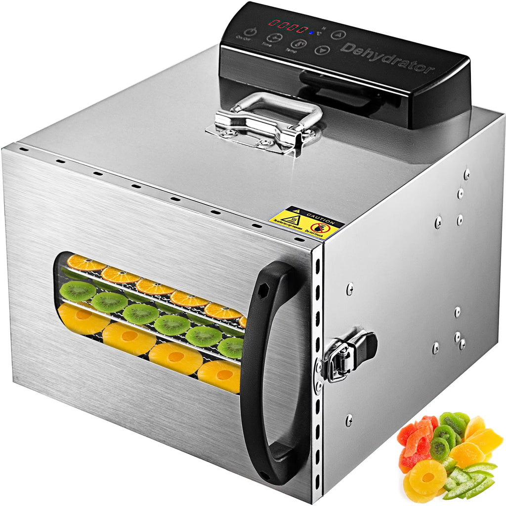 Stainless Steel 6 Trays Digital Food Dehydrator K136