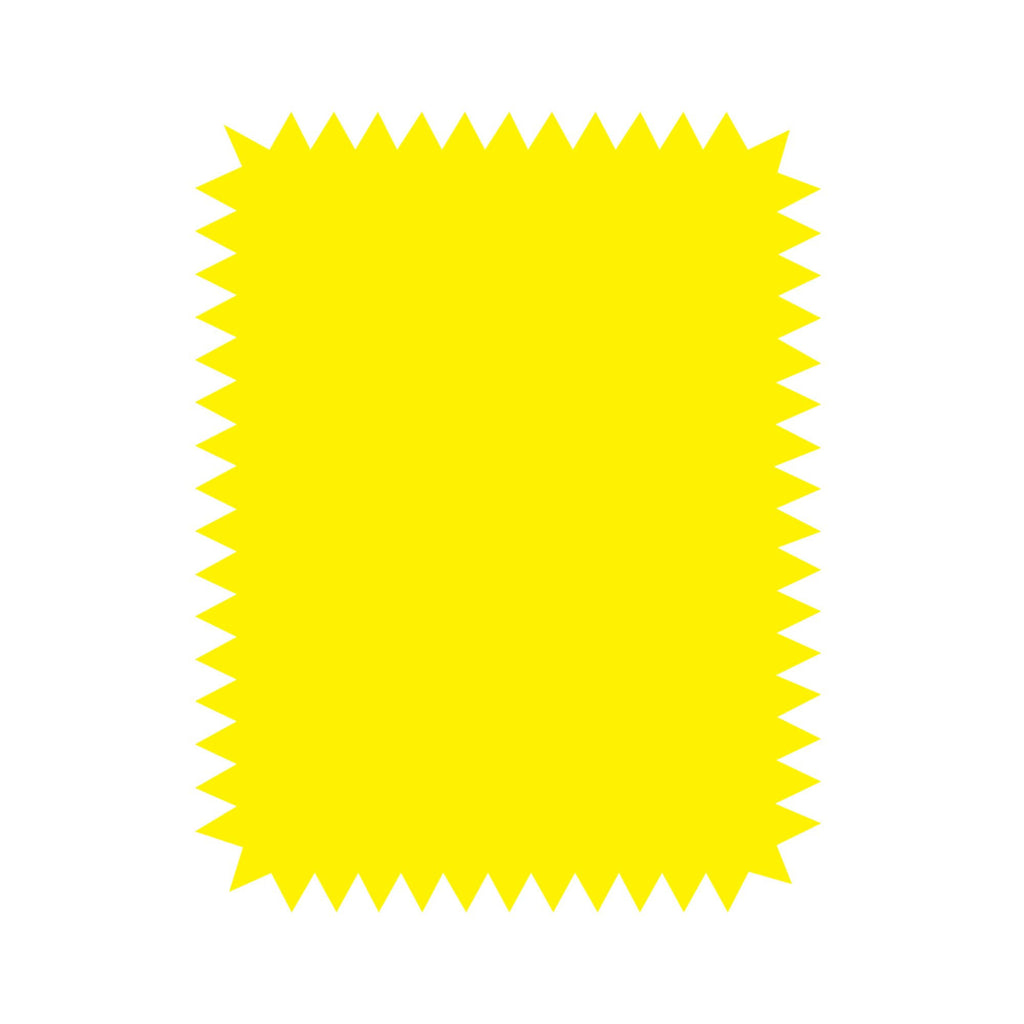 Fluorescent Pre-Cut Poster Board Shapes 5/pack K207