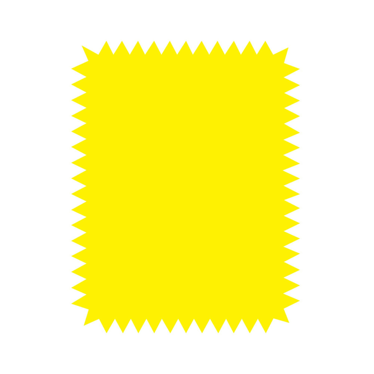 Fluorescent Pre-Cut Poster Board Shapes 5/pack K207