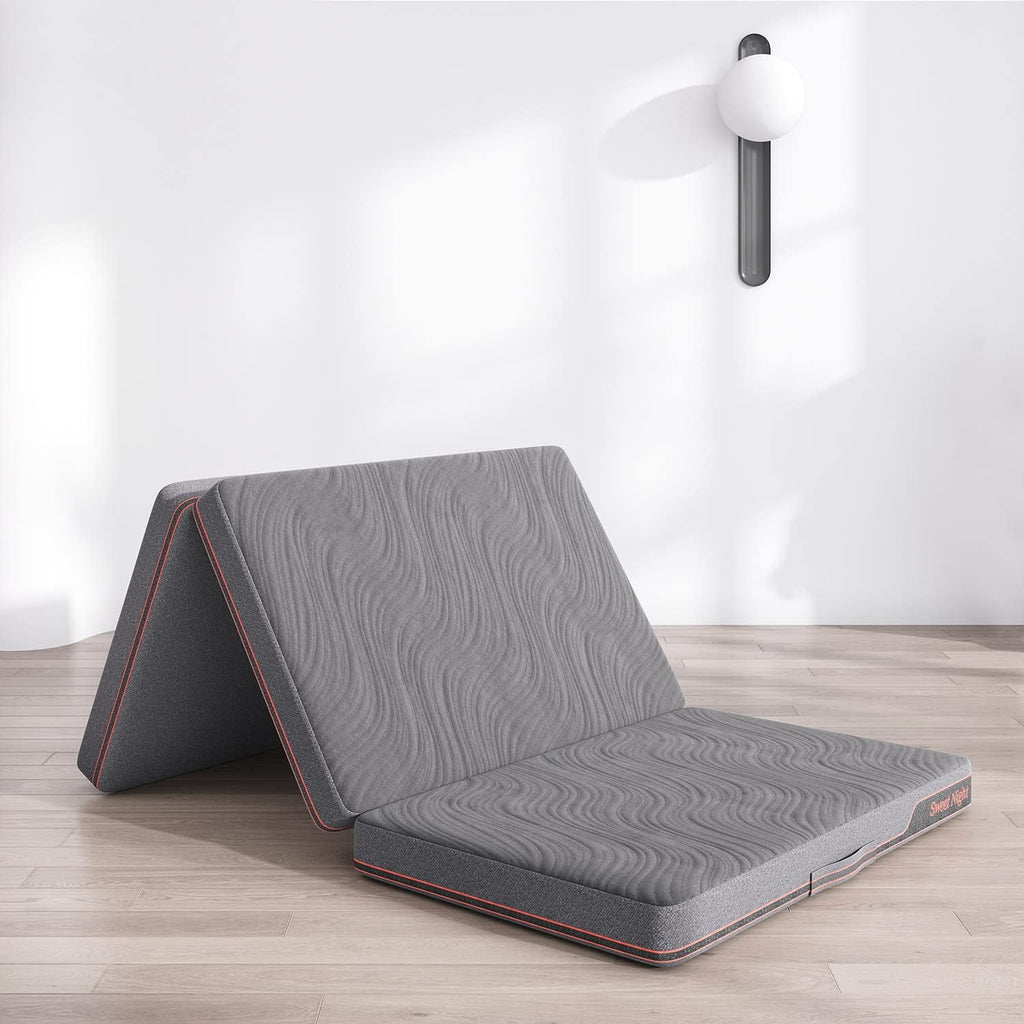 Folding Mattress Twin XL Size 4-Inch with Carry Bag H2108