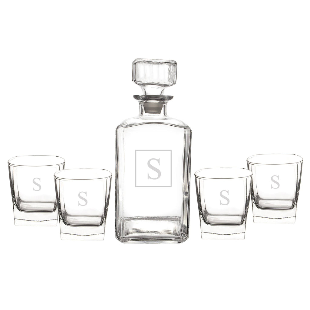 5pc Monogram Decanter Set S167647