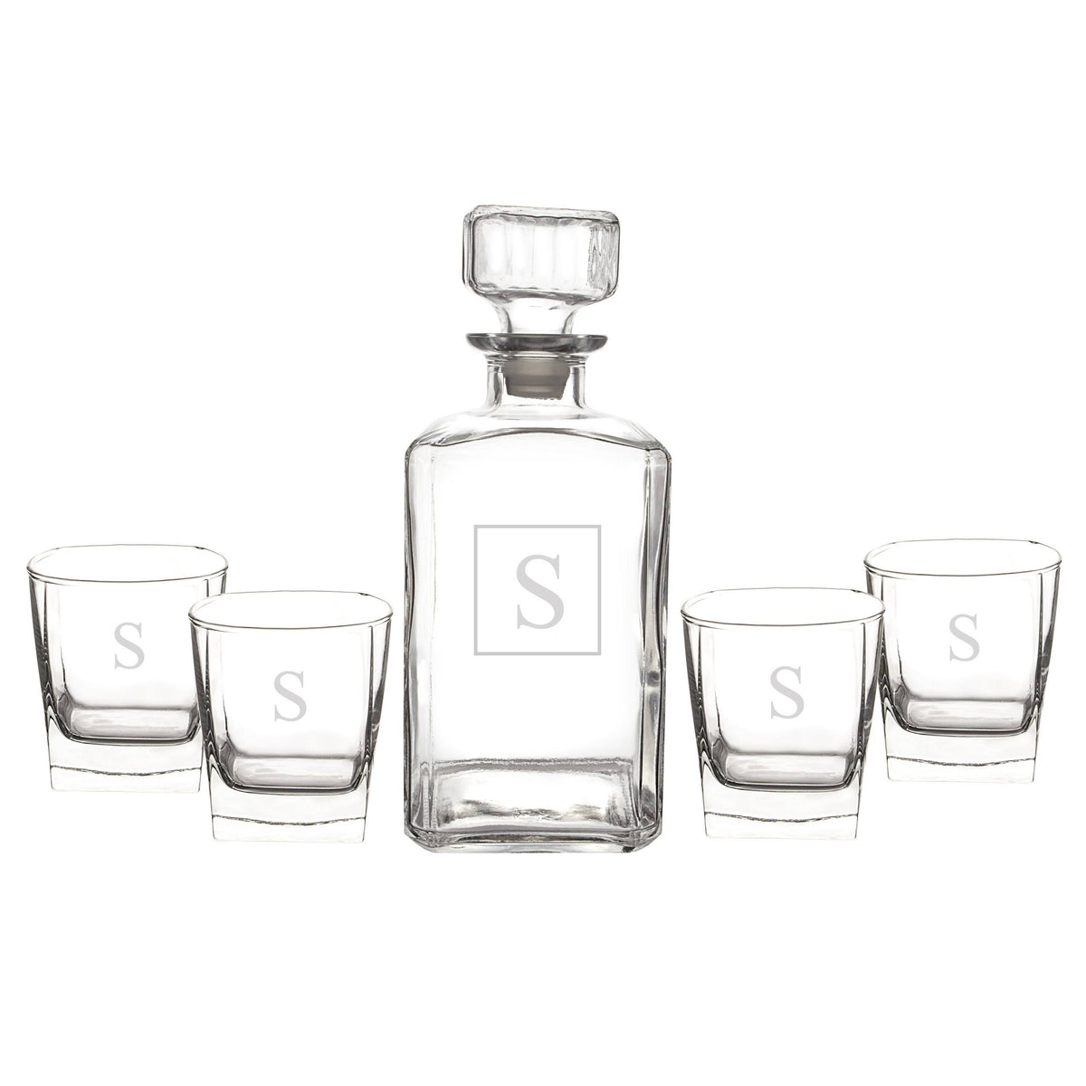 5pc Monogram Decanter Set S167647