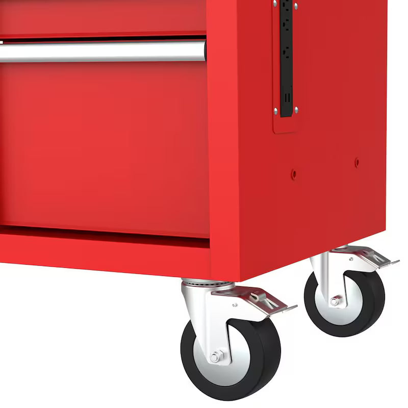 52 in. Red Mobile Workbench Cabinet F6978