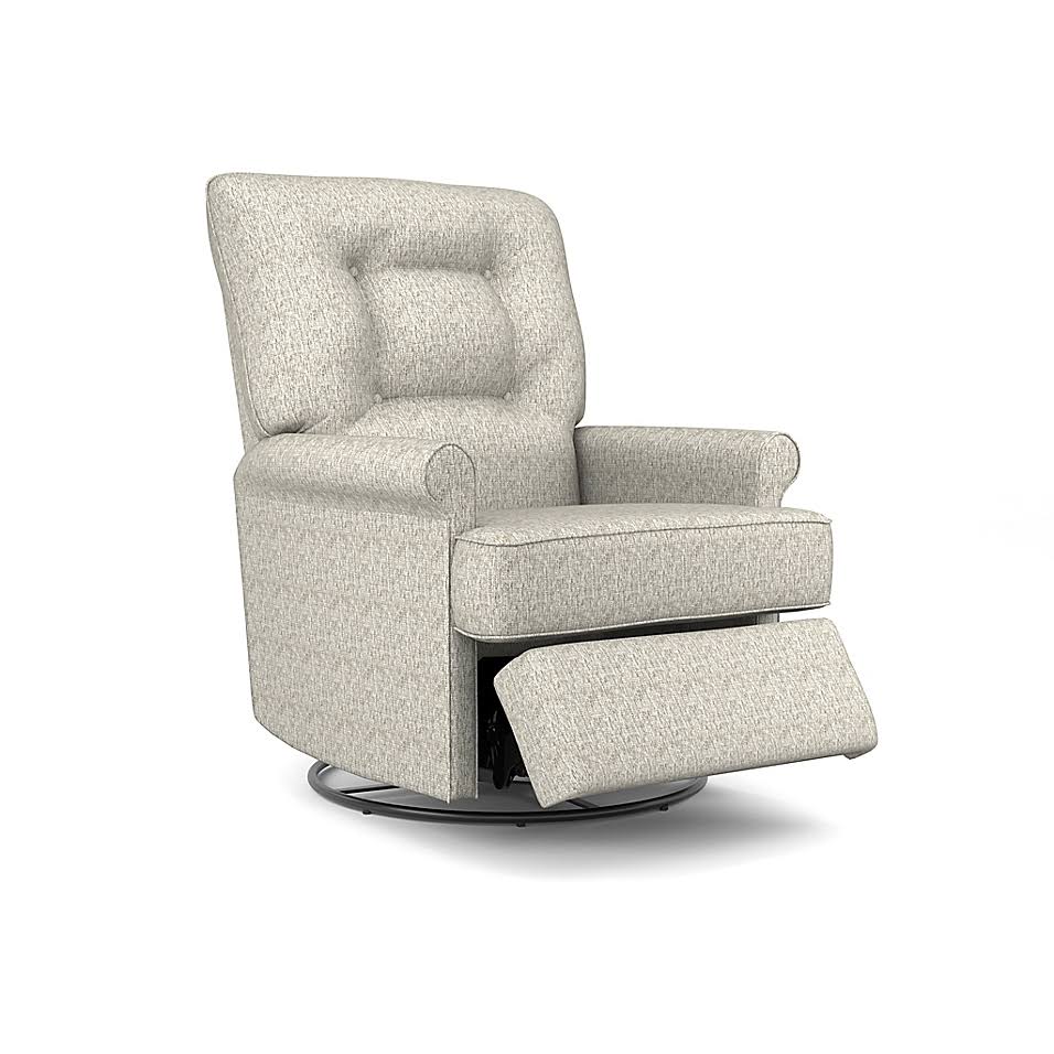 Oatmeal Swivel Glider Recliner Q9217