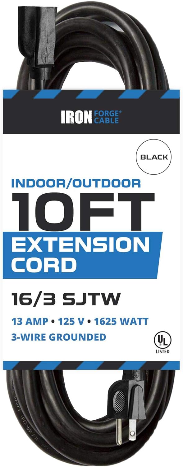 75 Ft Black Outdoor Extension Cord H82560