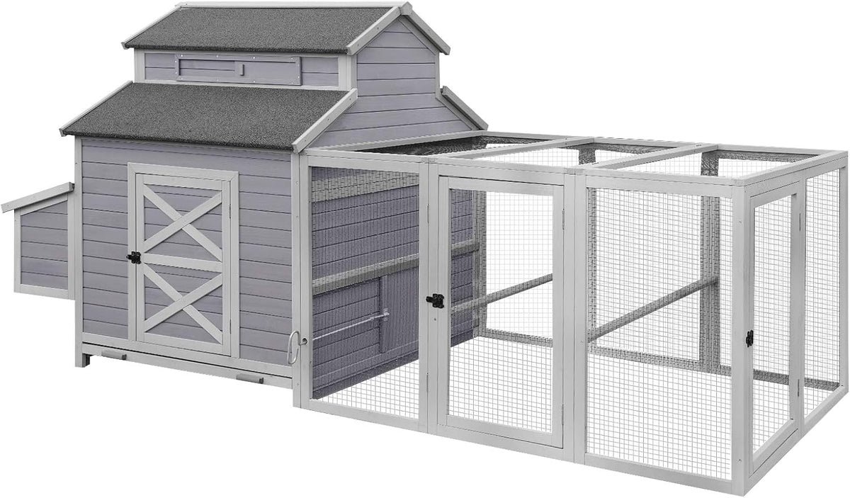 115in Wooden Chicken Coop with Nesting Box S878
