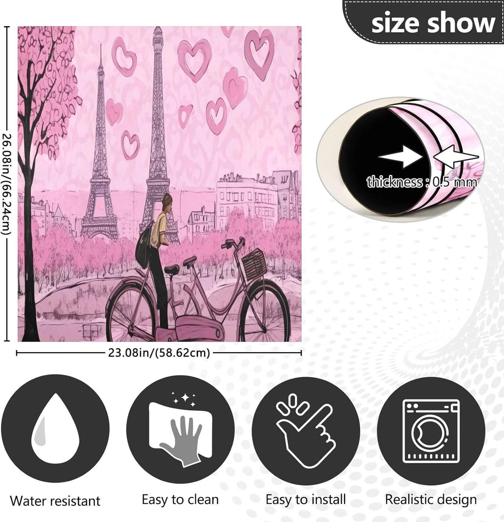 Pink Magnetic Dishwasher Sticker 23x26in G738240