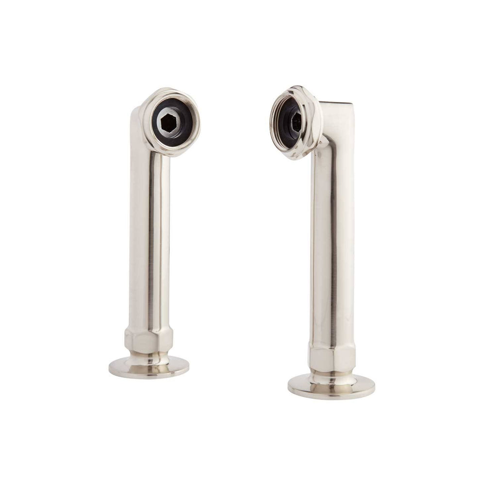 Brushed Nickel Deck Mount Couplers H3734