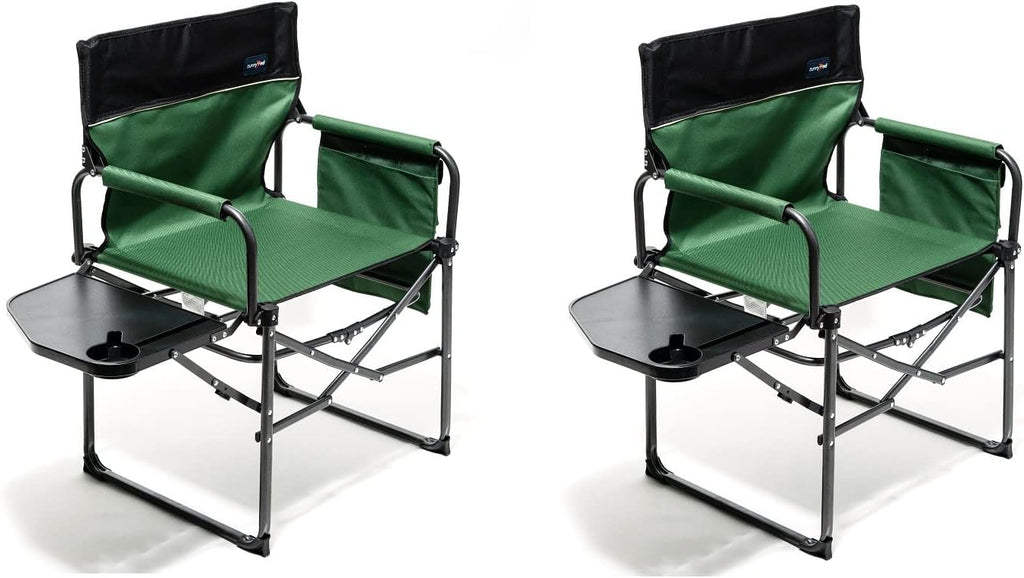 Oversized Portable Folding Camping Chair with Side Table T685