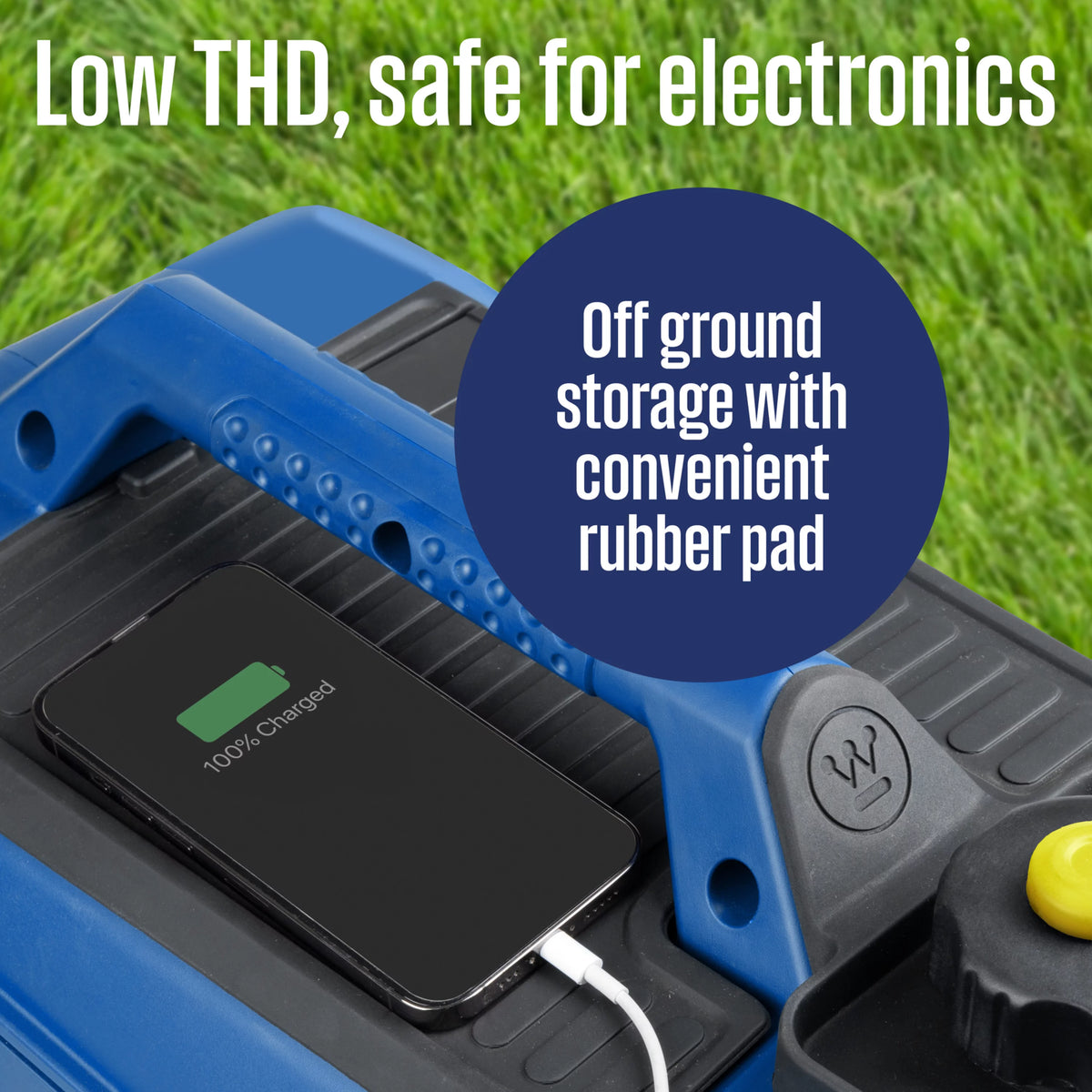 Gas Powered Portable Inverter Generator with CO Sensor H8369
