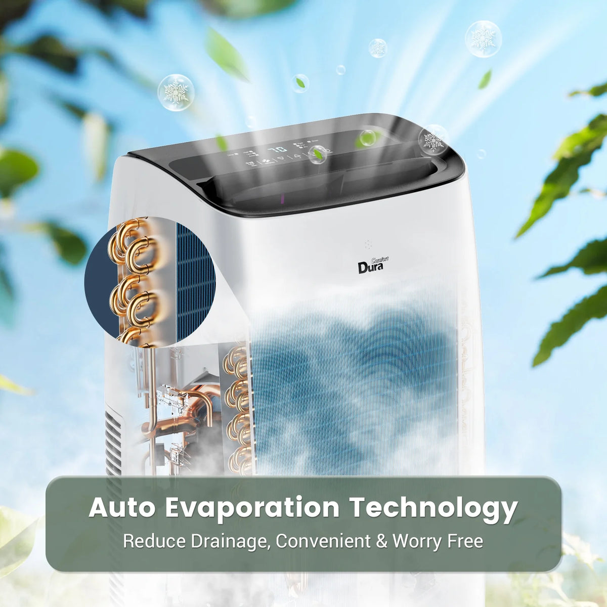 10200 BTU Portable Air Conditioner with Dehumidifier C798
