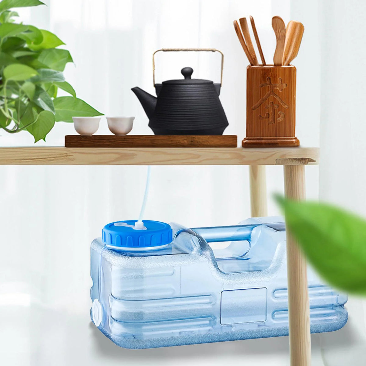 Large Drinks Water Container with Hole Cover Bottle Jugs I46840