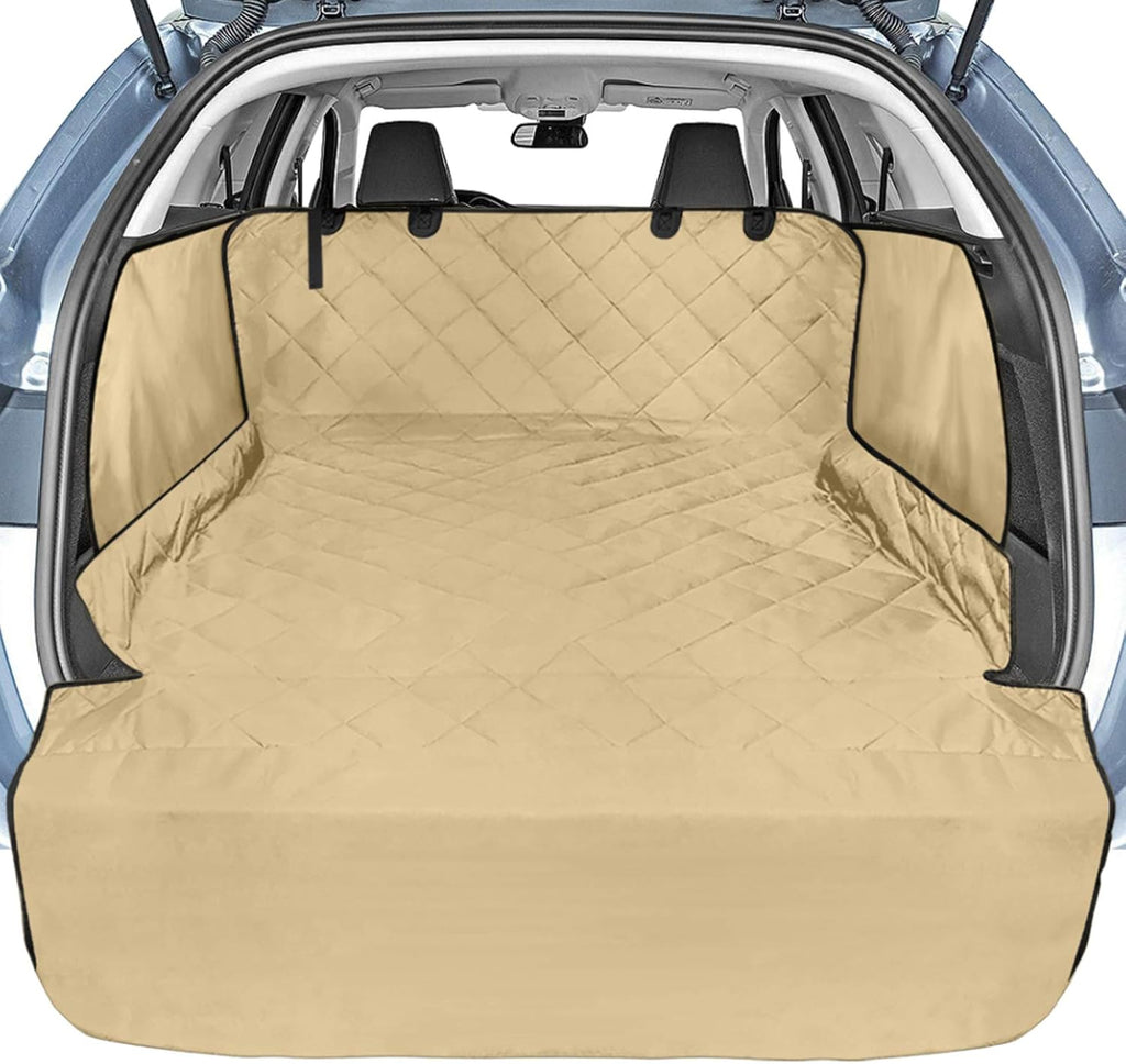SUV Cargo Cover with Side Flaps Water Resistant Nonslip Dog Seat Cover T626