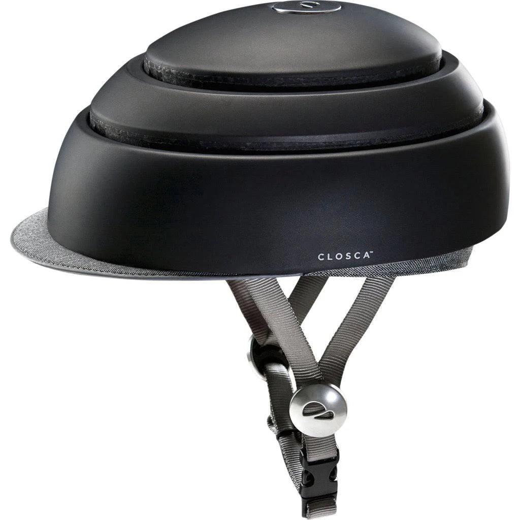 Black Medium Collapsible Helmet with Visor I178