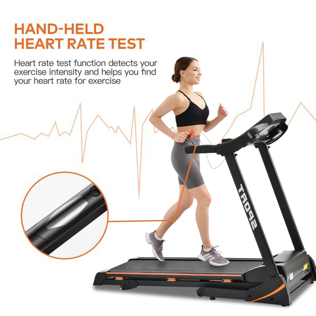 3.5HP Folding Treadmill with Incline B326