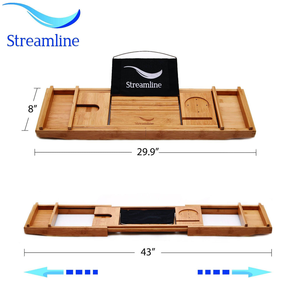 White Soaking Clawfoot Tub with External Drain I133