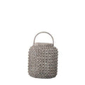 Woven Water Hyacinth Lantern V122897