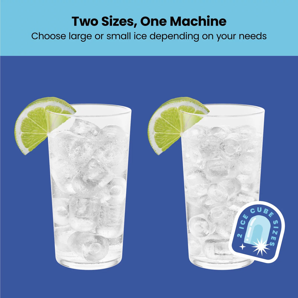 Countertop Bullet Ice Machine 1.3lb Capacity Stainless Steel P437205