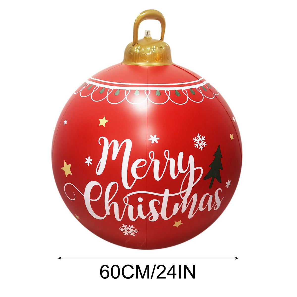 24 Inch Giant PVC Inflatable Christmas Ball Ornaments Q2086