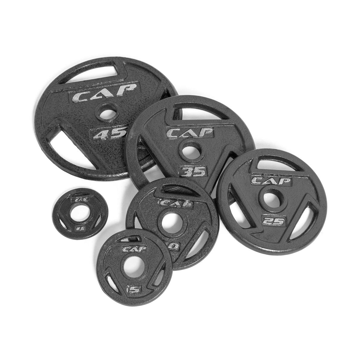 2.5lb Black Olympic Grip Plate B7435