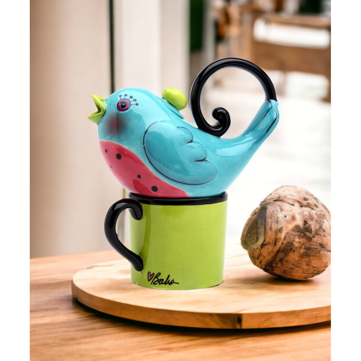 Ceramic Blue Bird Tea For One X163