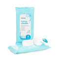 Rinse-Free Bath Wipes Soft Pack, Aloe, Scented, 8 Count O423