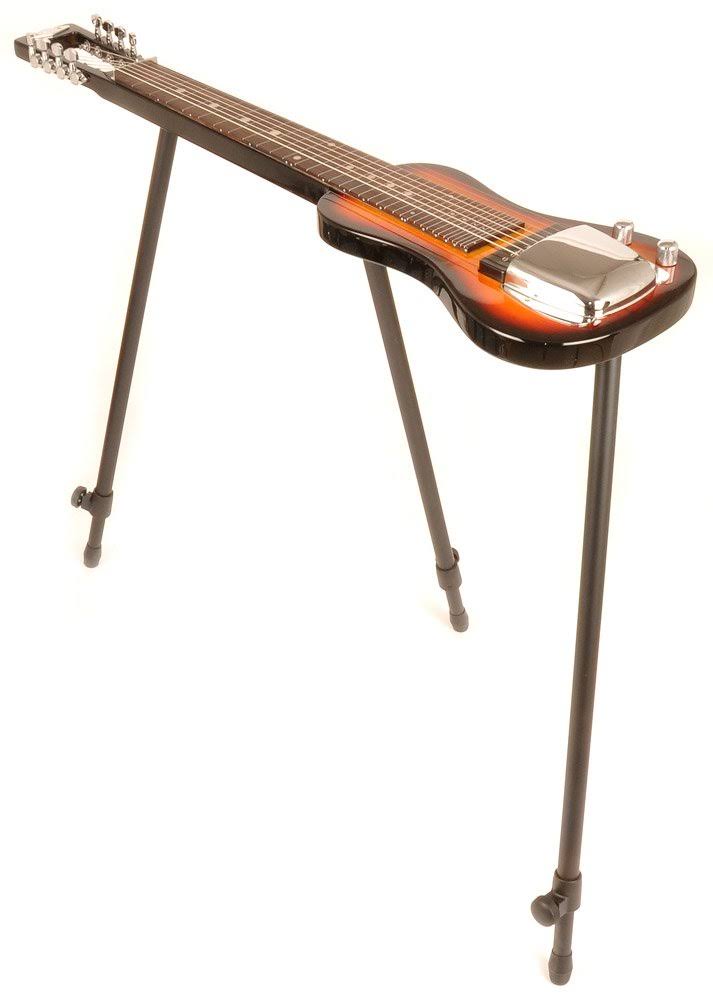 8 String Lap Steel Guitar Sunburst with Stand and Bag F8602