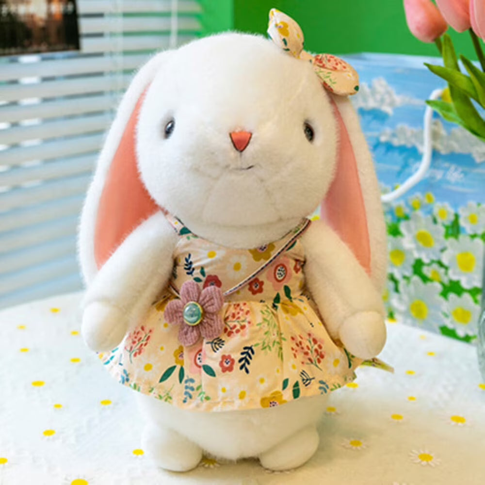 Easter Bunny Plush Stuffed Toy with Floppy Ears H805430