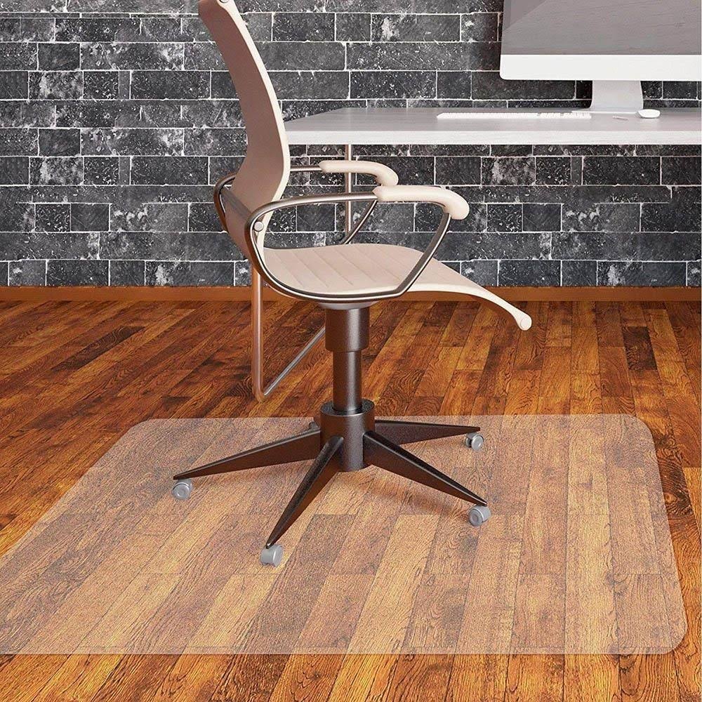 Clear Rectangle PVC Chair Mat Y4144