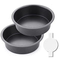 Nonstick Square Baking Pan Set 2 Pieces Grey W26048
