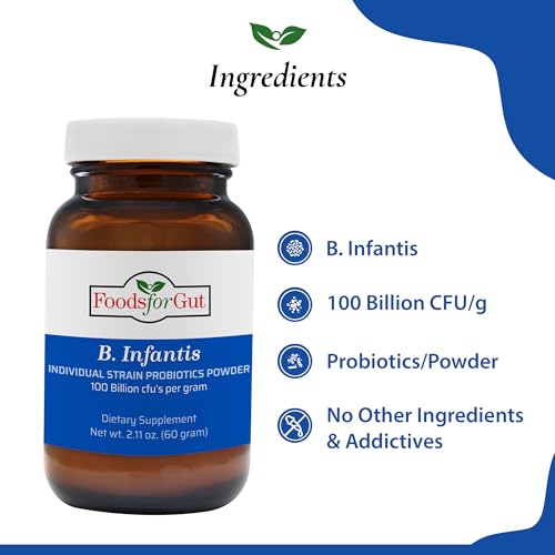 Bifidobacterium Infantis Probiotic Powder 100 Billion cfu's 60 Grams Y986