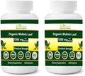 Organic Mullein Leaf 1500 mg 120 Vegetable Capsules Pack of 2 T730281