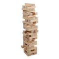 56 Pieces Pine Wood Tumbling Timber Blocks Floor Game with Carry Bag E51152