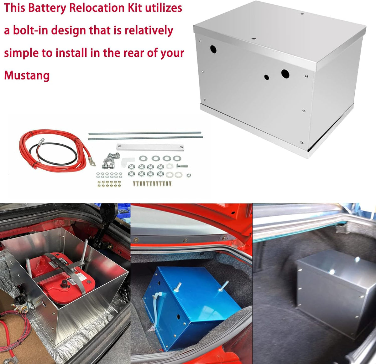 Aluminum Battery Box Relocation Kit R85669