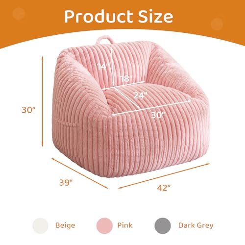 Grey Giant Bean Bag Chair A2882
