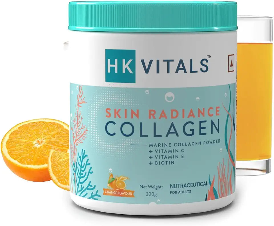 Collagen Powder 200g Orange with Biotin Vitamin C E U871