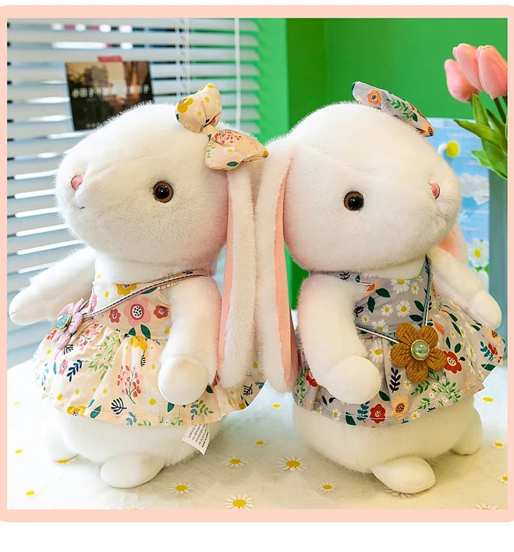 Easter Bunny Plush Stuffed Toy with Floppy Ears H805430
