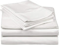 800 Thread Count Egyptian Cotton 4 Piece Twin Sheet Set White G756