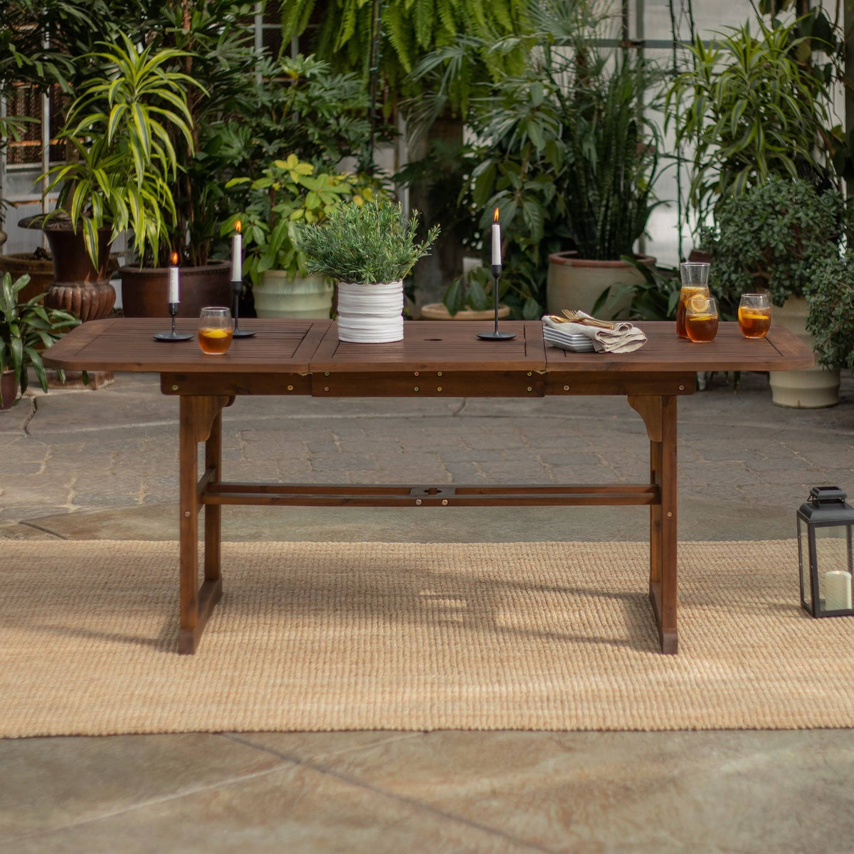 Grey Wash Acacia Outdoor Extension Table C3307